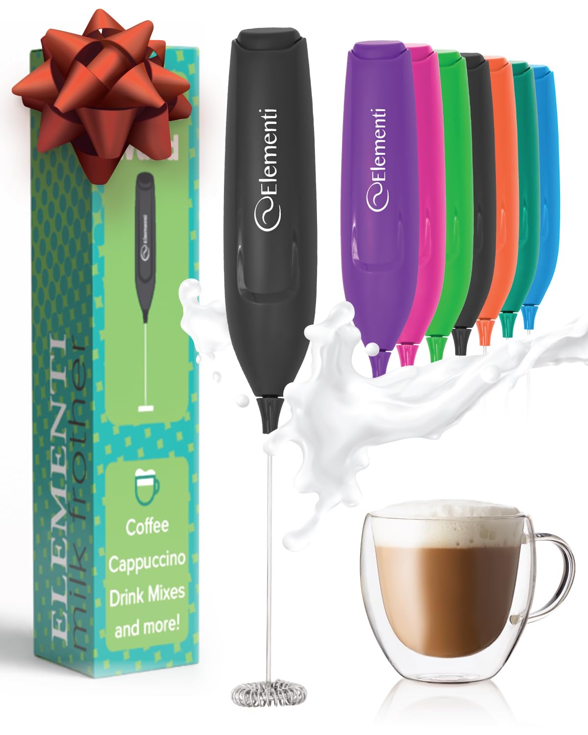 Amazon.com: Elementi Powerful Frother Wand – Lightweight Milk